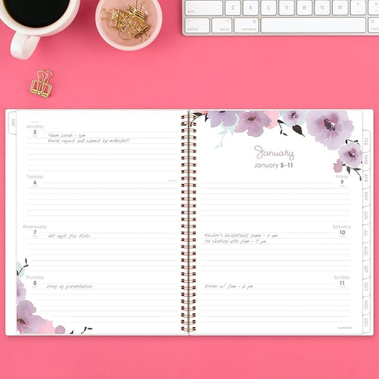 Cambridge 2026 Planner, Weekly & Monthly, 8-1/2" x 11", Large, Mina (1134-905-26)