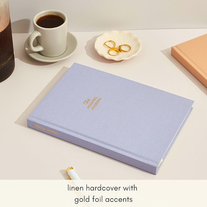 Kunitsa Co. Reading Journal - 52 reviews. Review and Track Your Reading. Book Journal for Book Lovers & Readers. Blue