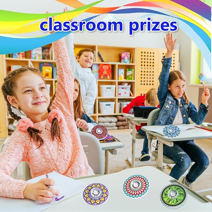 40pcs Funny Mini Fidget Spinners Fidget Toys Bulk,Return Gifts Party Favors Supplies Goodie Bags Stuffers for Kids Adults, Sensory Toys for Boys Girls Stress Relief,Treasure Box Toy Classroom Prizes