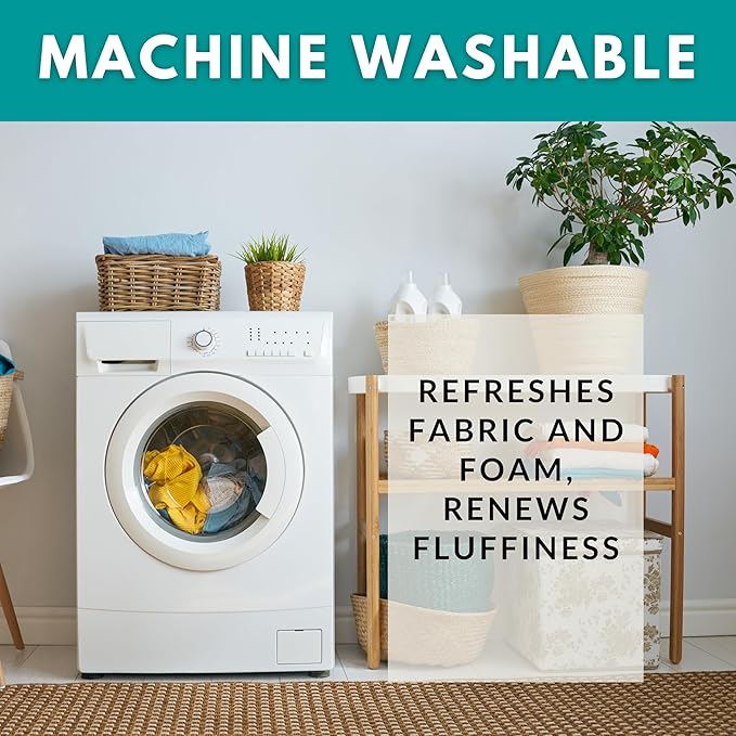 Barnett Home Decor Cotton Duck Natural Dining Chair Pad with Ties - 19 x 19 Size Large Chair Cushion - Latex Foam Fill - Solid Color Ivory, 100% Cotton, Made in USA (Unbleached Cotton)