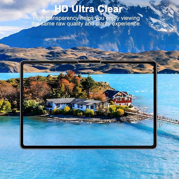 SIBEITU for iPad Air 11 Inch M3 2025 & M2 2024 Screen Protector, 2 Pack iPad Air 7th/6th Generation Tempered Glass Film, 9H Anti-Scratch HD Compatible Face ID & Case Friendly for iPad Air 11" 7/6 Gen