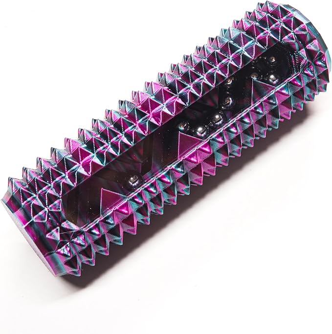 ZenStick – Spikey Sensory Fidget Toy with Steel Balls for Anxiety Relief, Focus, Stress Reduction & Mindful Stimulation (Beetle)