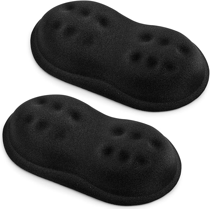 2 Pack Mouse Wrist Rest Support, Canjoy Memory Foam Mouse Wrist Rest Pad Support Cushion, Superfine Fibre Soft Ergonomic Hand Rest Support