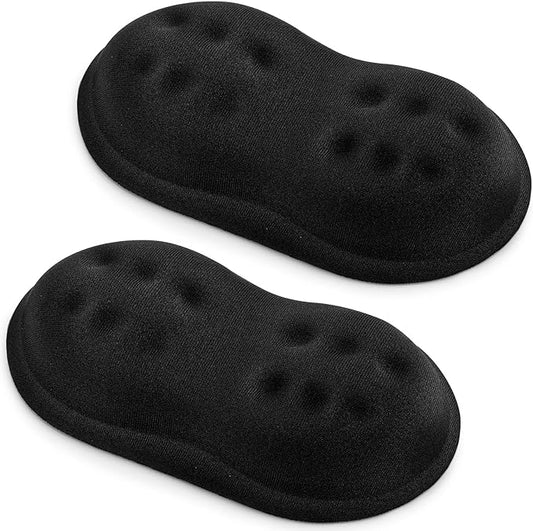 2 Pack Mouse Wrist Rest Support, Canjoy Memory Foam Mouse Wrist Rest Pad Support Cushion, Superfine Fibre Soft Ergonomic Hand Rest Support