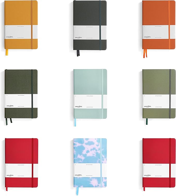 Hardcover Dotted Journal with Thick 100 gsm Paper A5 size (8.3 inches x 5.4 inches) - Daily Writing Notebook for Travel, School and Office Use - Diary Journal for Women and Men - Olive Green