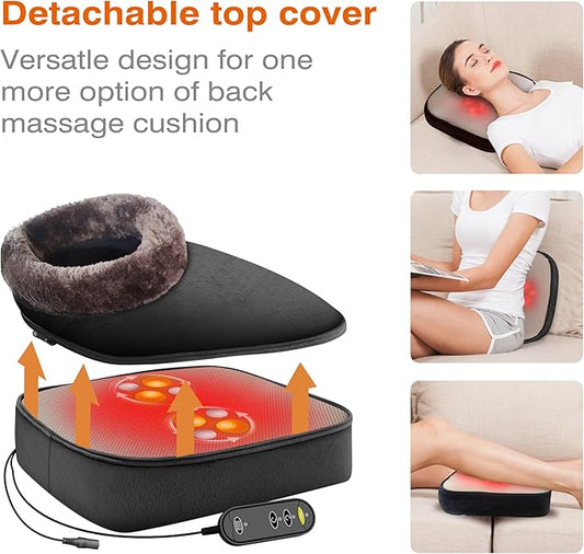Snailax Foot Massager with Heat, 2-in-1 Shiatsu Gentle Foot Massager Machine with Soothing Heating, Foot Warmer Under Desk, Gifts for Women,Men