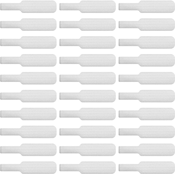 Cable Labels by Wrap-It Storage, Large, White (30-Pack) Write On Cord Labels, Wire Labels, Cable Tags and Wire Tags for Cable Management and Organizer for Electronics, Computers and More