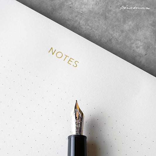 Mouse Pad Notepad for Professionals, 9.8" x 7.9", 50 Sheets, Minimalist, Gold Foiled, Dotted Layout, Executive's Desk Note Pad, To Do List Notepad, Eco-friendly, FSC™ Certified Planner Pad