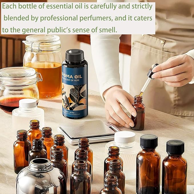 Essential Oils Set,16.9 fl oz (500 ml) I DO Scent,Hotel Collection Diffuser Oil Suitable for Your own Candles, Soaps, air freshener Spray, and Essential Oils for Commercial Aroma Diffuser