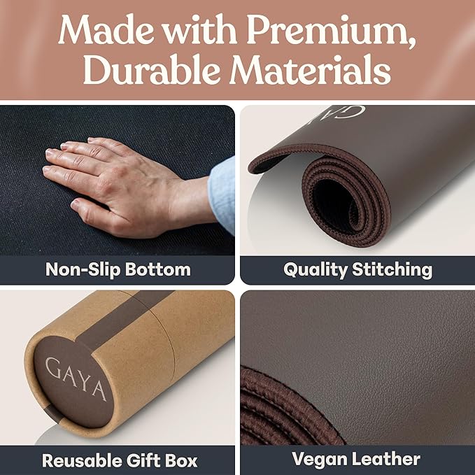 GAYA Grounding Mat for Feet, Sleep Improvement, Back Pain Relief, Muscle Relaxation & Stress, Earthing Pads for Bed, Ground for Desk, Earth Mats, Bedding Pad (24''X16'')