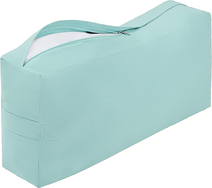 Retrospec Retrospec Sequoia Rectangular Yoga Bolster Pillow - Meditation Cushion for Yoga Practices - Includes Machine Washable 100% Cotton Cover & Durable Carry Handle