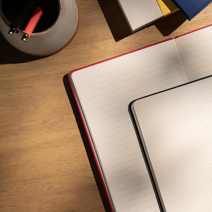 Hardcover Ruled Journal with Thick 100 gsm College Ruled Paper A5 size (8.3 inches x 5.4 inches) - Daily Writing Notebook Journal for Travel, School and Office Use - Diary Journal for Women and Men - Dutch Blue