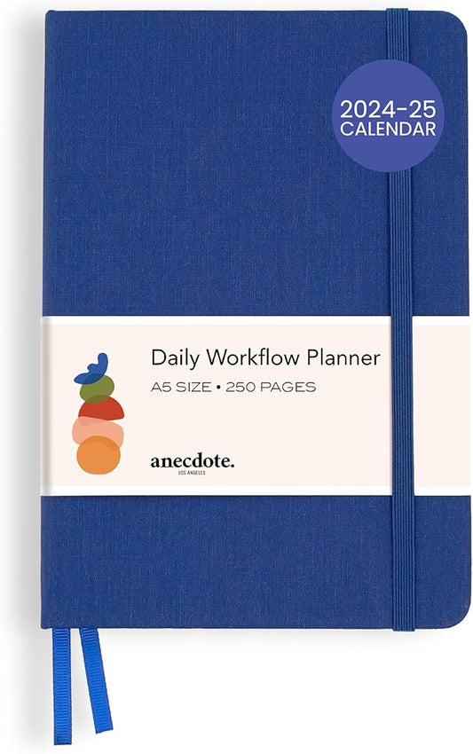 Anecdote 2026 Planner: A Monthly, Weekly & Daily Planner 2026 for Planning Your Success - A5 Size Hardcover Start Anytime and Achieve your Goals - Royal Blue