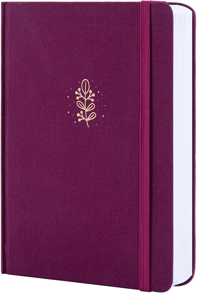 Bullet Dotted Journal, No Bleed Thick 160gsm Dotted Journal, A5 Dot Notebook, 5.8 X 8.2 IN, Hardcover Notebooks for Personal Organizers