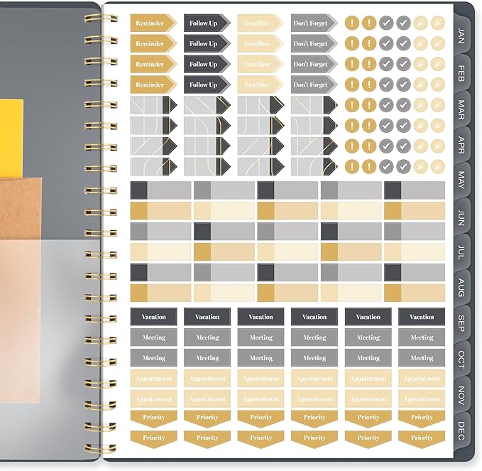 Cambridge 2026 Planner, Weekly & Monthly, 8-1/2" x 11", Large, Hera (1765-905-26)
