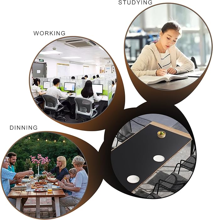 MAIDERN Leather Desk Mat Large XL, 70.8” x 40” Reversible Office Desk Pad Mat, Cork & Leather Large Mouse pad for Desk, Waterproof Computer Desk Mat for Gaming Home Office (Black)