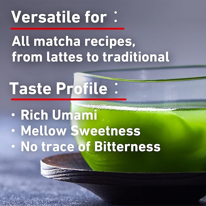 Kyoto Geisha Matcha Organic Super Ceremonial Grade - Authentic Japanese First Harvest Matcha Green Tea Powder from Kagoshima (40g / 1.41oz)