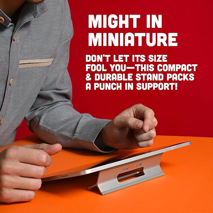 Steepy Adjustable Laptop Stand with 3 Heights Computer Laptop Desk Riser