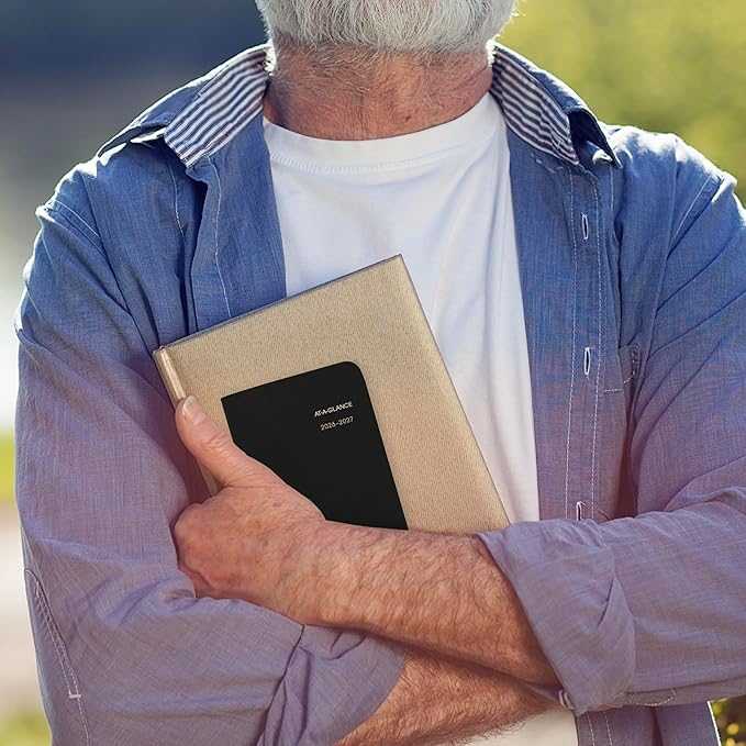 AT-A-GLANCE 2026-2027 Planner, 2 Year Monthly Planner, 3.5" x 6", Pocket Size, Black (700240526)