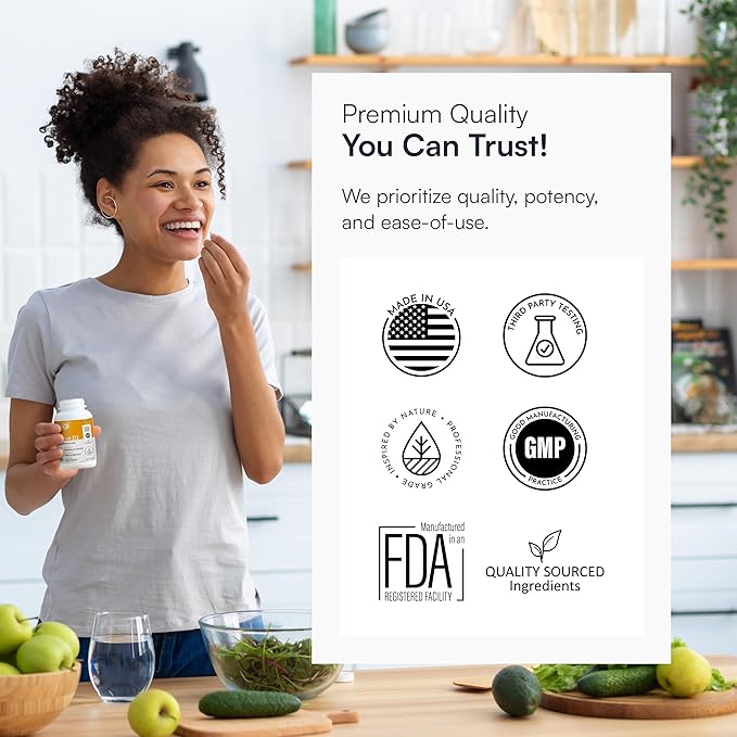 FIQ - Focus IQ - Brain Supplements for Memory and Focus - Memory Supplements - Cognitive Support - 60 Capsules