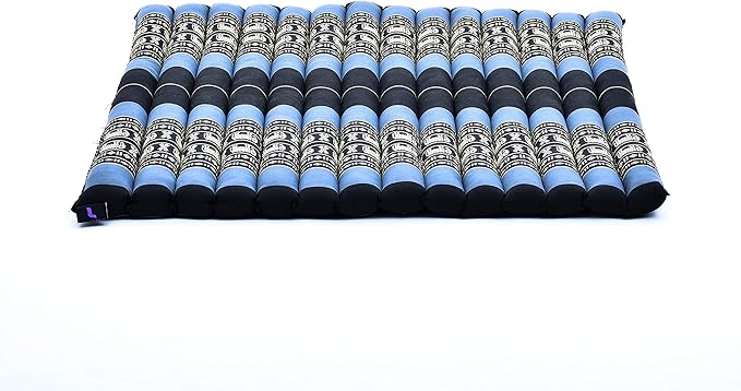 Leewadee Zabuton Seating Cushion – Square Floor Seat for Meditation Exercises, Light Yoga Mat Filled with Kapok