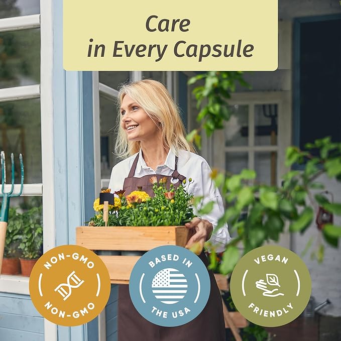 HERBAMAMA Brain Support Capsules - 1400mg Brain Support Supplement for Adults with Bacopa, Panax Ginseng and Ginkgo Biloba - Vegan, Non-GMO Focus Supplement, 100 Caps