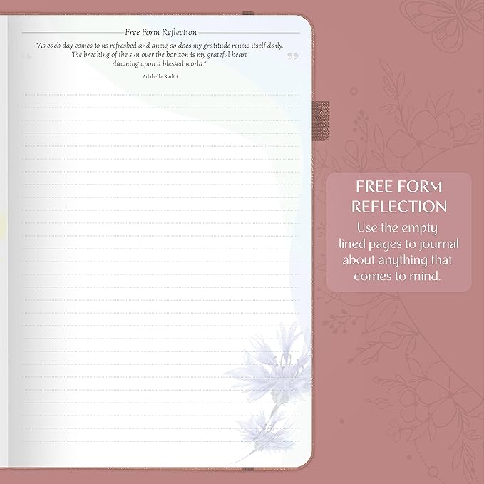 Legend Gratitude Journal – Guided Daily Journal to Foster Positivity & Happiness – Grateful Notebook to Write in – Inspirational Affirmation & Thankful Notebook – Hardcover (Rose Gold)