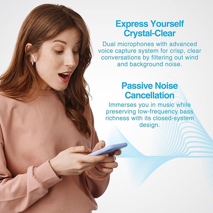 Naztech Xpods PRO Ear Buds - (Sandstone) True Wireless Earbuds Noise Cancelling Earbuds Wireless Bluetooth Earphone for Gym Sound Cancelling in Ear Headphones Fitness Earphones Includes Charging Case