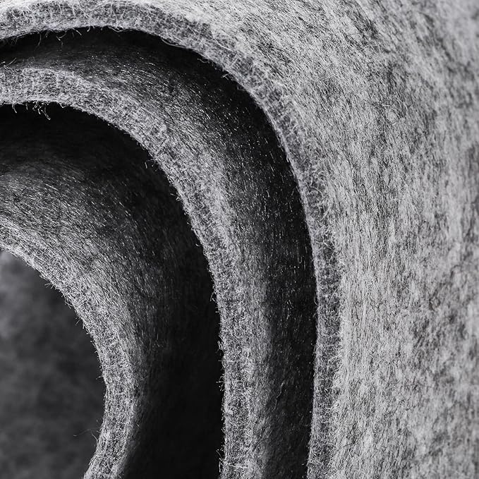 4 Pack Chinese Calligraphy Drawing Felt Mat, 5mm Thick Felt Desk Pad for Sumi Xuan Paper Painting Practice Calligraphy Writing Japanese Drawing, 19.6 x 27.5 inch (50 x 70cm)