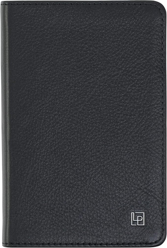 Classic Leather Notebook Writing Journal, Softcover, Narrow Ruled, Table of Contents and Numbered Pages