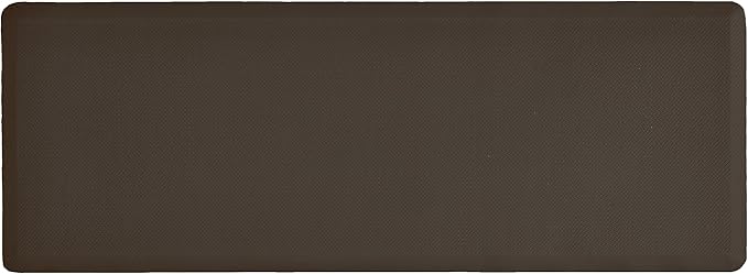 Anti Fatigue Kitchen Rugs Kitchen Mats for Floor,Cushioned Non-Slip Waterproof Ergonomic Comfort Rug Standing Mat for Kitchen,Doing Dishes,Floor,Home,Office,Sink,Laundry,Brown,17.3"x47.2"