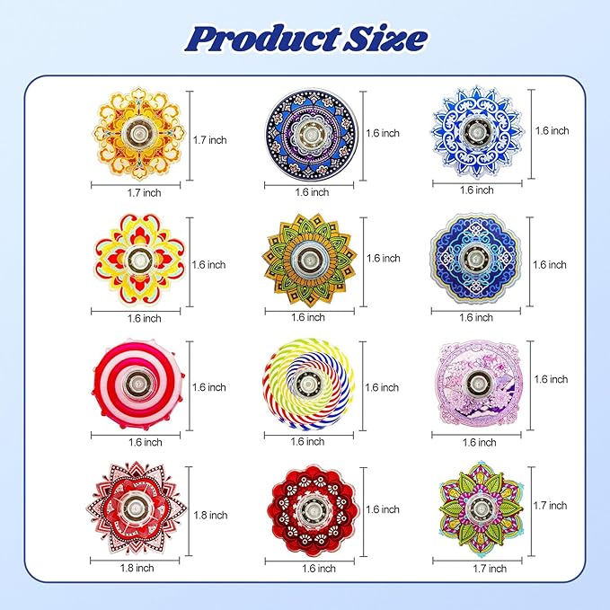 Funny Fidget Toys Fidget Spinner Bulk 24 Pack,Party Favors Gifts Pinata Goodie Bags Stuffers Sensory Toys for Kids Teens Adults ADHD Anxiety Stress Relief,Treasure Box Toy Classroom Prizes Supplies