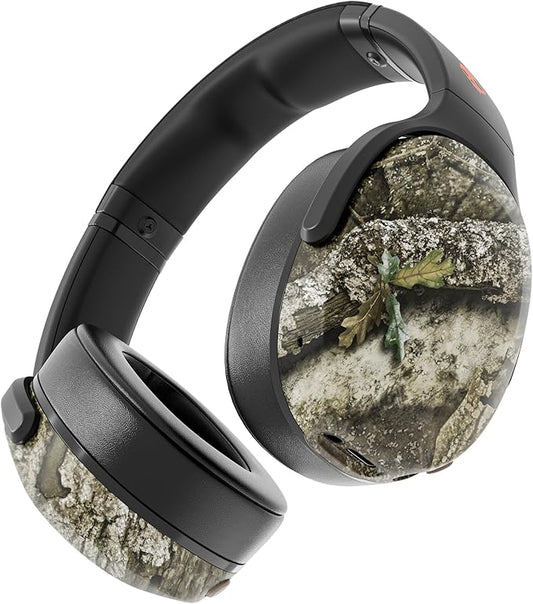 Skullcandy Crusher Evo Wireless Bluetooth Headphones with Multi-Sensory Bass, Noise Isolating Over-Ear Fit, Up to 40 Hours Battery, Microphone for iPhone Android - Realtree APX Black/Orange