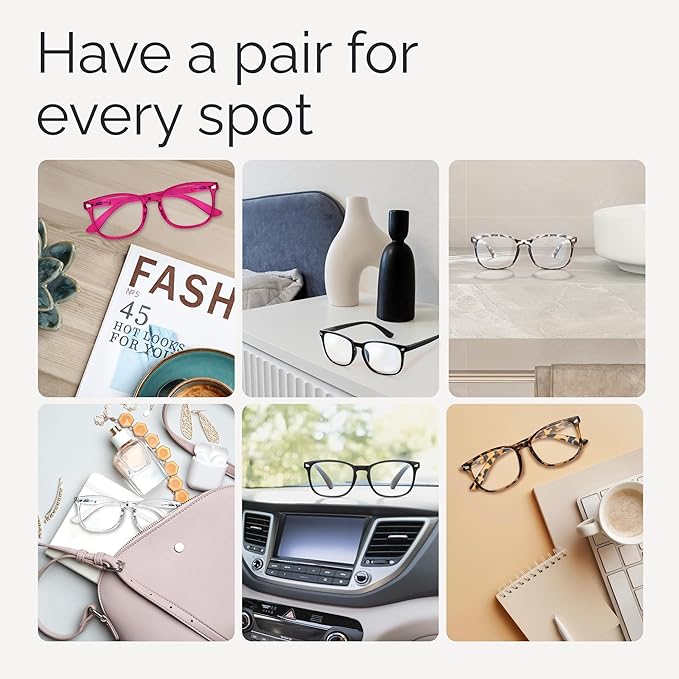 CCVOO Reading Glasses for Women/Men, Eyeglasses, Blue Light Readers for Women/Men, Computer Eye Glasses, Cheaters