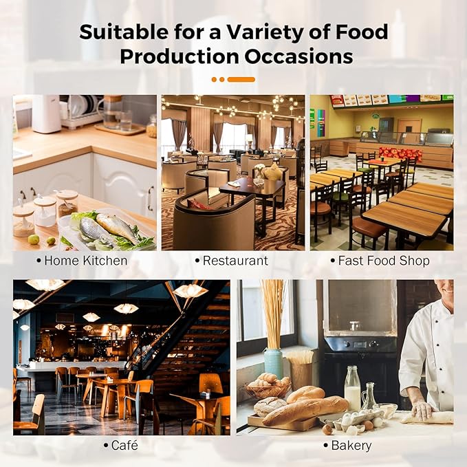 BEAMNOVA 6 Channel Digital Kitchen Timer Cooking Reminder Commercial Loud Ring Alarm Stainless Steel Adjustable Volume