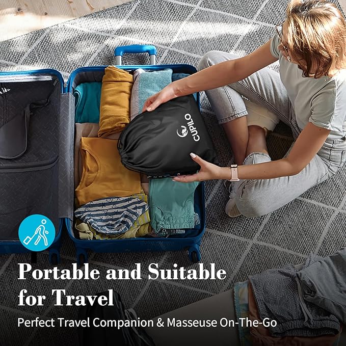 Shiatsu Neck Massager with Heat - Ideal Gifts for Her,Him,4D Cordless Deep Tissue Kneading Massage for Pain Relief,Rechargeable Massage for Neck,Shoulder,Traps and Back