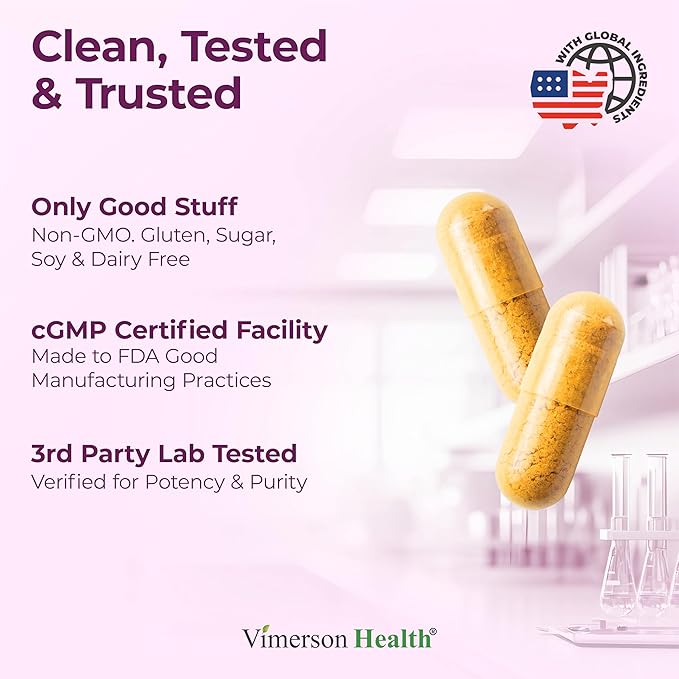 Melatonin Sleep Aid with L Theanine & Valerian Root – Turmeric Supplement – Turmeric Curcumin with Ginger & Black Pepper – L-Theanine & Melatonin 3mg for Sleep, Calm and Stress Relief – 60 Capsules