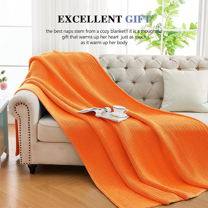 L'AGRATY Knitted Weighted Blanket - 48"x72" 15lbs Cooling Chunky Knit Heavy Blanket for Adults Braided Crochet Throw Thick Cable Yarn Knit Decorative Blanket No Beads Evenly Weighted Machine Washable