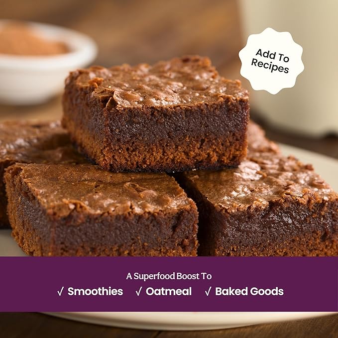 Blume Superfood Latte - Reishi Hot Cacao Powder, Mushroom Powder, Soothing Superfoods, Latte with Brain support, Organic Cocoa Mushroom Coffee Enhancer - Organic, Vegan And Keto Friendly - 25 Servings