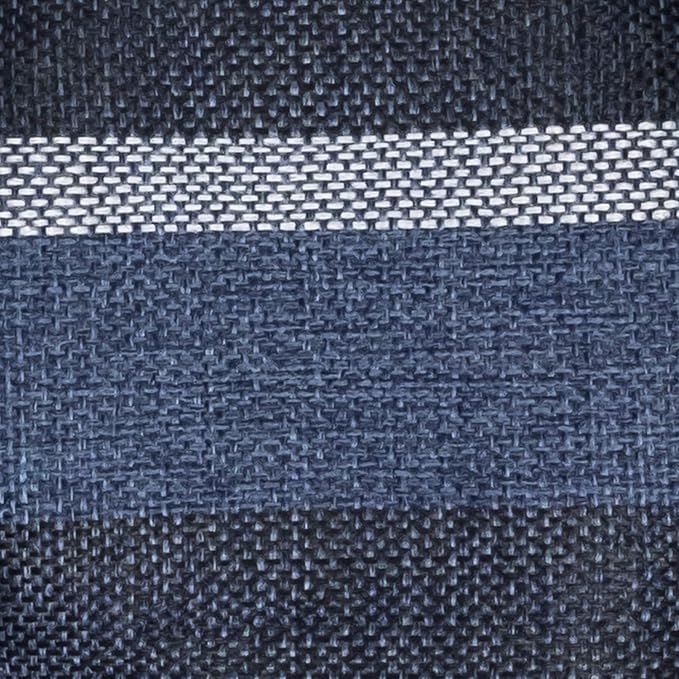 Sweet Home Collection Chair Cushion Memory Foam Pads Tufted Slip Non Skid Rubber Back U-Shaped 17" x 16" Seat Cover, 6 Count (Pack of 3), Bradford Steel Blue