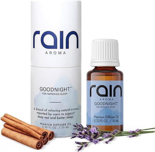 Goodnight Premium Diffuser Oil, Relax & Sleep Well with Aromatherapy Diffuser Oils, Office/Home Fragrance Essentials Crafted from Botanical Essential Oils, 0.33 fl oz/10 ml