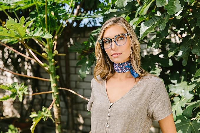 Peepers by PeeperSpecs Women's Oprah's Favorite Things Showbiz Square Blue Light Blocking Reading Glasses