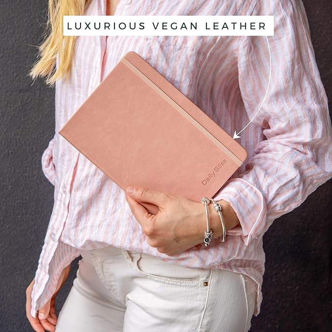 Daily Bliss Stone Paper Journal Premium A5 Hardcover Vegan Leather Notebook Journal | 160 Pages | Premium Quality Professional Notebook For Men and Women |Comes With Gift Box Waterproof Notebook