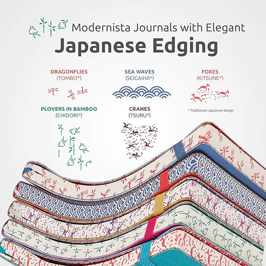 Cute Large B5 Dot Journal - Enjoy Bullet Journaling with a Soft Cover 7x10-inch, Non-Bleed Thick 120gsm Paper, Dotted Journal in Pink, Japanese Edge Motif, Faux Leather Lay Flat Dot Notebook - ZenART