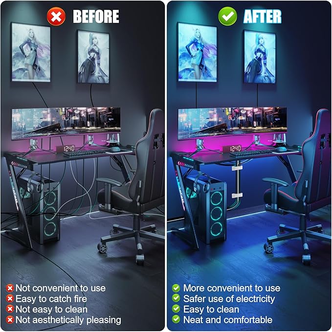 XHF 100 PCS Self Adhesive Cable Clips(L) White,Wire Clips Cable Management Wire Organizer Cord Holder for Under Desk, Car, Wall, TV PC Ethernet Cable