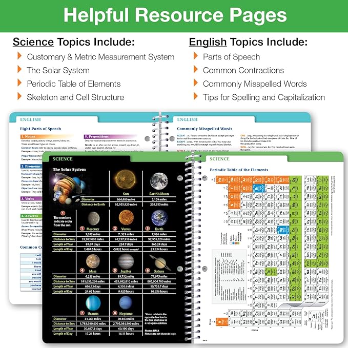 Global Datebooks Dated Middle School or High School Student Planner for Academic Year 2025-2026 Includes Ruler/Bookmark and Planning Stickers (Matrix Style - 7"x9" - Retro)
