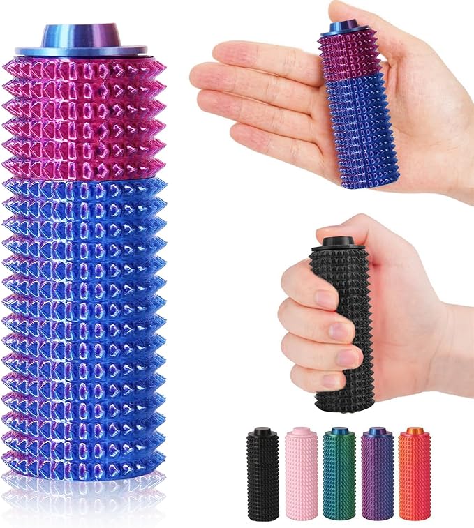 Little Ouchies Fidget Toy, Spike Roller Toy, Adults Pain stim Fidget Toy, Sensory Toy for Anxiety Relief Skin Picking, Press and Rotate Adults Spiky Sensory Toys, Portable ADHD Toys, Novelty Gifts