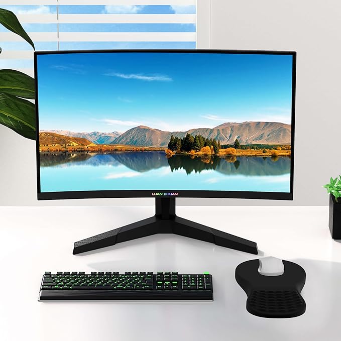 MEKASS Ergonomic Mouse Pad with Wrist Rest, Memory Foam Mousepad for Carpal Tunnel Pain Relief, Desk Computer Wrist Support Mouse Pad with Non-Slip PU Base for Office Home (Big Red Leaf)