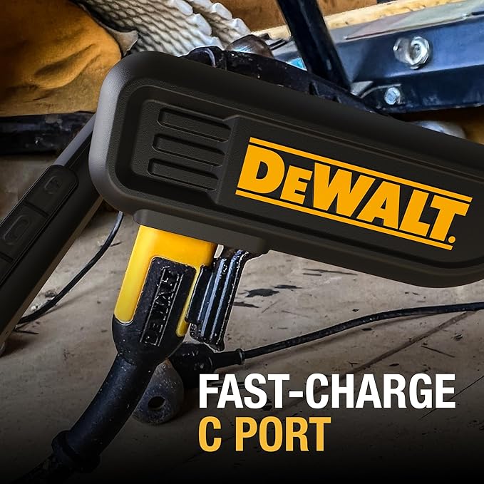 DEWALT Heavy Duty Magnetic Bluetooth Neckband Headphones, Wireless Around the Neck Earbuds w/30H Runtime+Noise Isolation, HandsFree Magnetic Wireless Earphones w/Mic Bluetooth Headsets - Black Edition