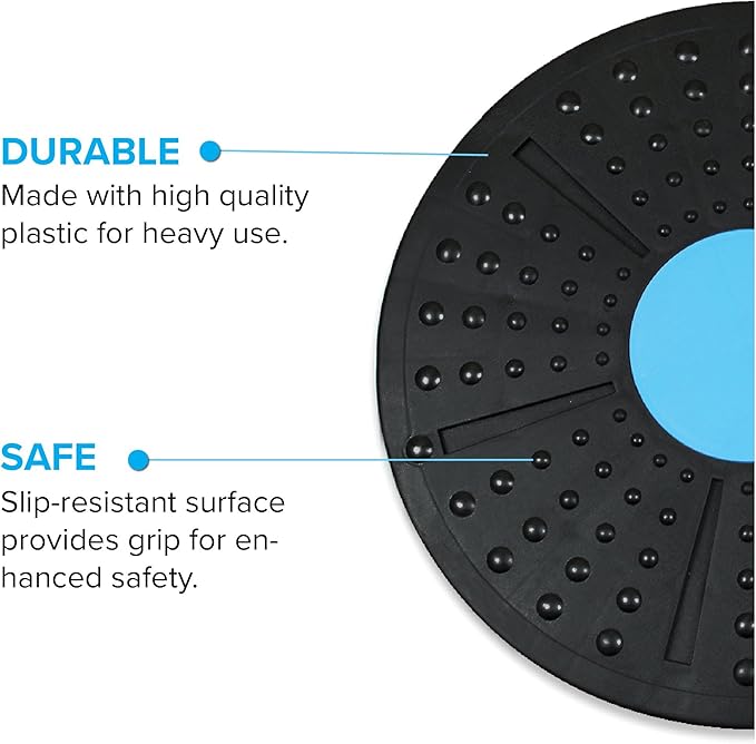 Daiwa Felicity Balance Board Disc Wobble Board Physical Therapy Equipment Core Trainer Lightweight Only 1 pound and Holds Up to 300 ponds